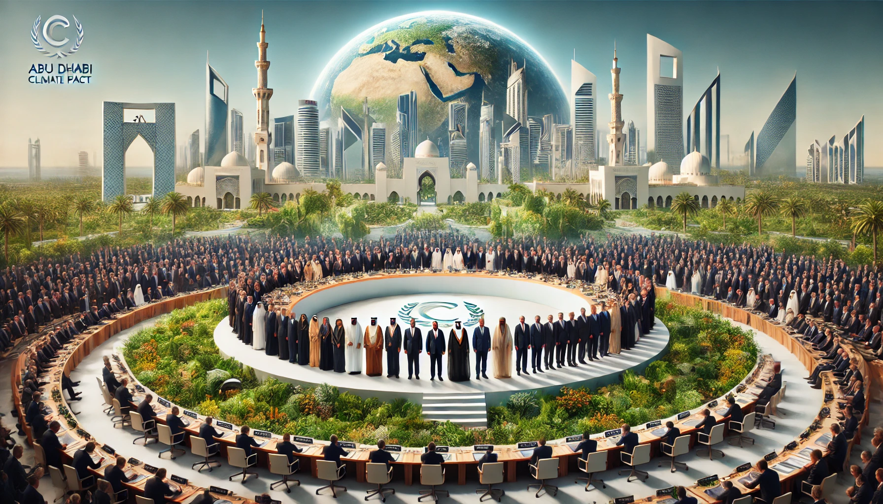 قادة العالم يجتمعون لاتفاق تاريخي حول المناخ في قمة أبوظبي